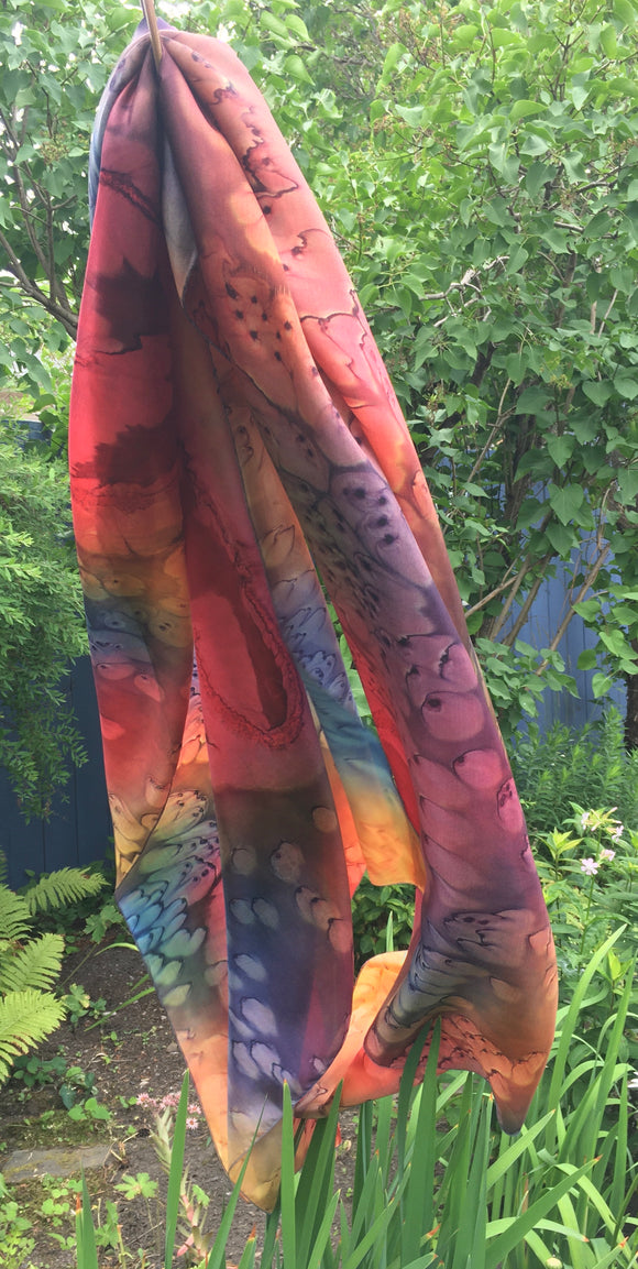 Warmheart silk sarong - Soierie Huo