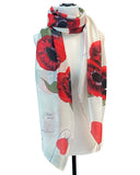 Silk sarong Poppy - Soierie Huo