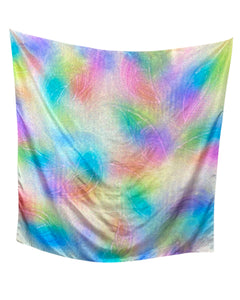 Silk square scarf I love sweets - Soierie Huo