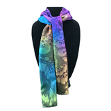 Multi sparkle silk scarf - Soierie Huo