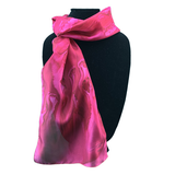 Pomegranate cast silk scarf - Soierie Huo