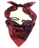 Mask, Silk face cover Le Rouge et le Noir - Soierie Huo