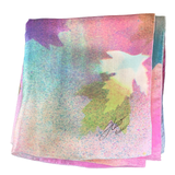 Candy maple square silk scarf - Soierie Huo